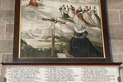 Epitaph Margaret von Neipperg