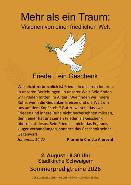 Sommerpredigtreihe
