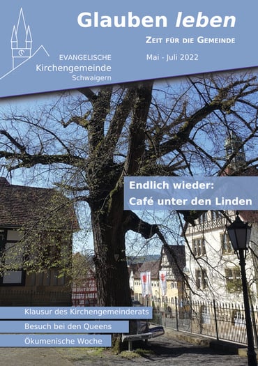 Deckblatt Gemeindebrief Mai-Juli 2022