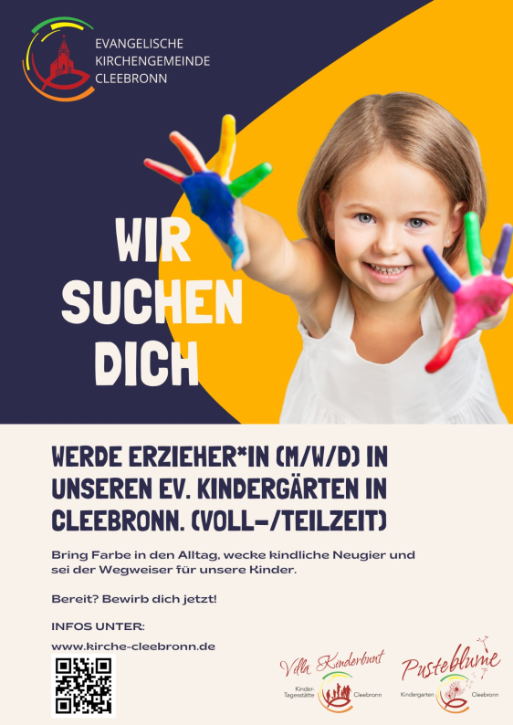 Stelle Erzieher (m/w/d) in Cleebronn